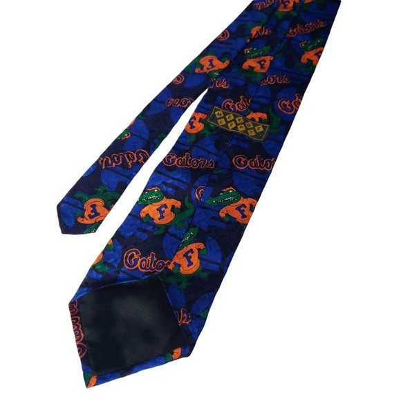Florida Gators Sport Necktie Merge Left 100% Silk - Picture 7 of 7
